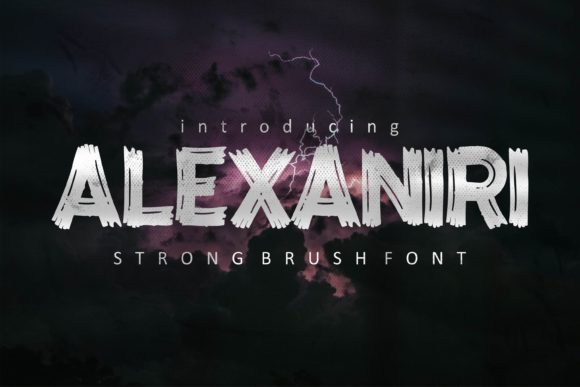 Alexaniri: A Bold Display Font for Modern Web Design