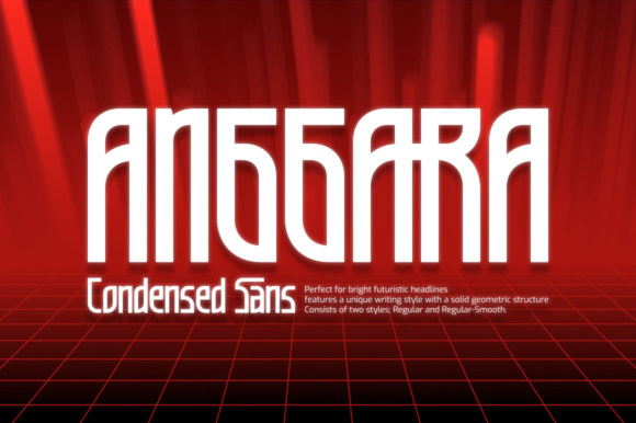 Anggara: A Bold Display Font for Your Brand
