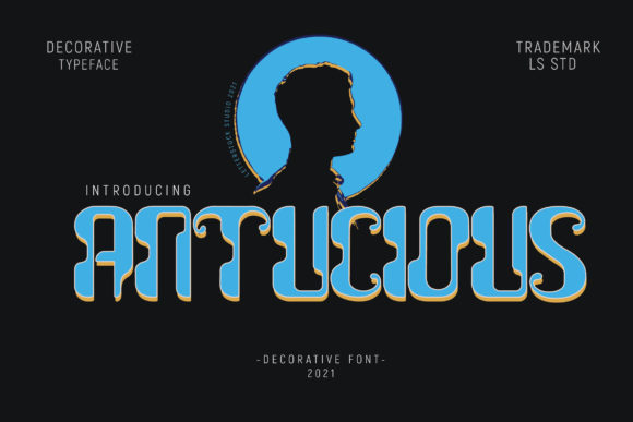 Antucious: A Retro Display Font for Bold Branding