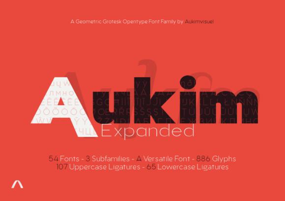 Aukim Expanded: A Sharp Display Font for Modern Web Design
