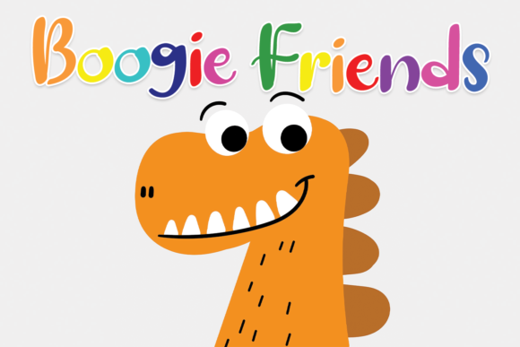 Boogie Friends: A Playful Display Font for Web Design