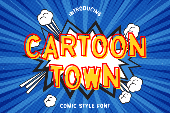 Cartoon Town: A Playful Display Font for Marketers