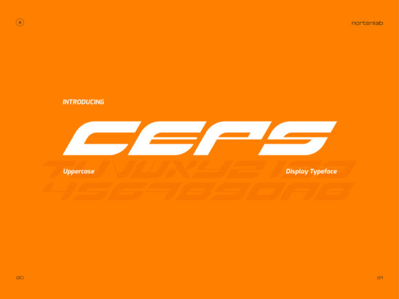 Ceps: A Bold Display Font for Modern Brand Identity