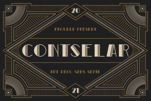 Contselar: A Modern Display Font for Web Design