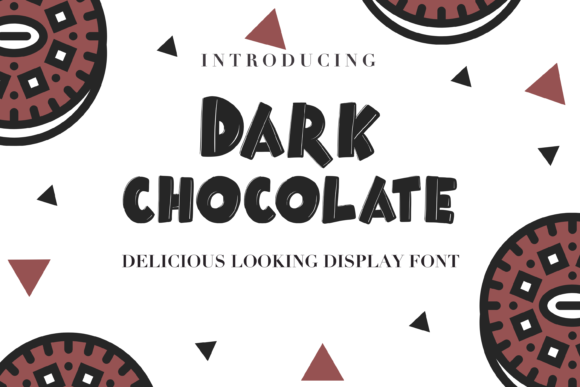 Dark Chocolate: A Fun Display Font for Crafters