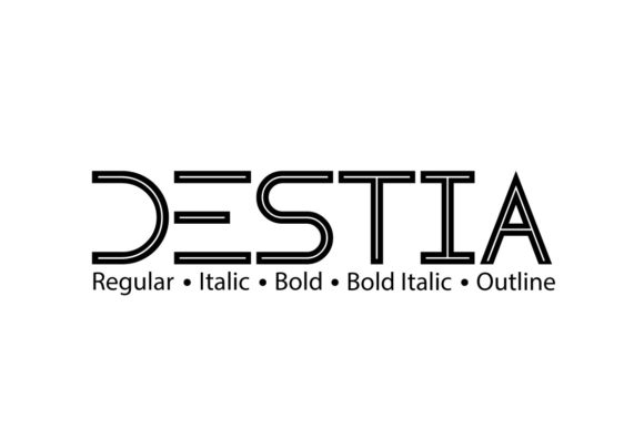 Destia: A Modern Display Font for Bold Branding