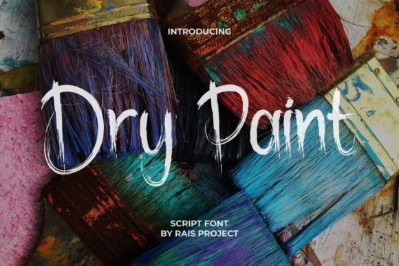 Dry Paint: A Cool Display Font for Your Brand