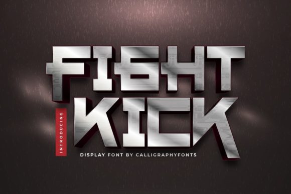 Fight Kick: The Bold Display Font for High-Impact Campaigns