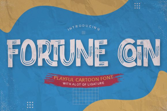 Fortune Coin: A Bold Display Font for Editorial Design