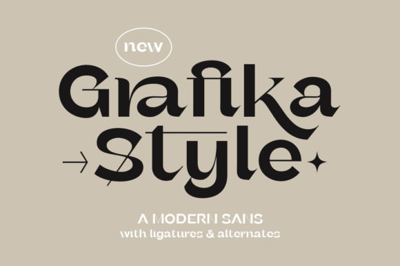 Grafika: A Luxurious Display Font for Crafters