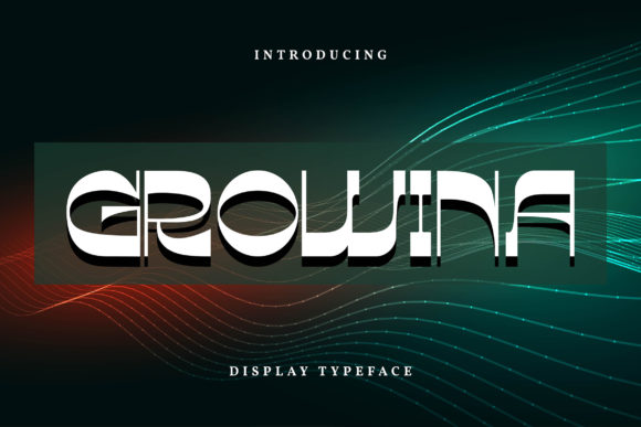 Growina: A Futuristic Display Font for Web Design