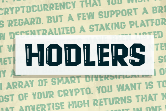 Hodlers: A Chic and Bubbly Display Font Review