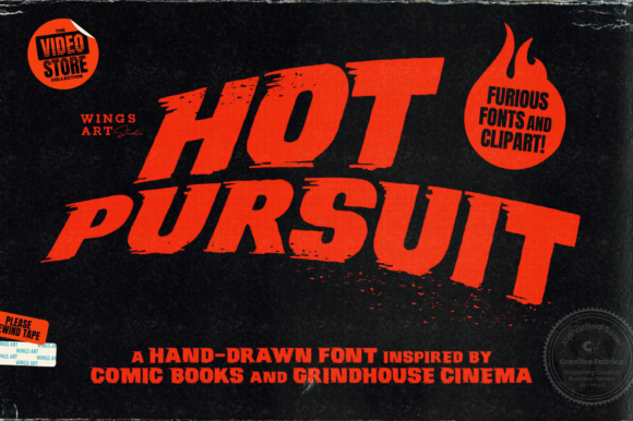 Hot Pursuit: The Bold Display Font for Your Brand