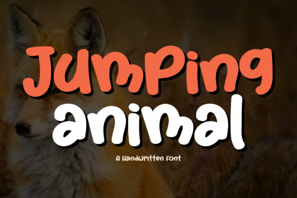 Jumping Animal: A Playful Display Font for Makers