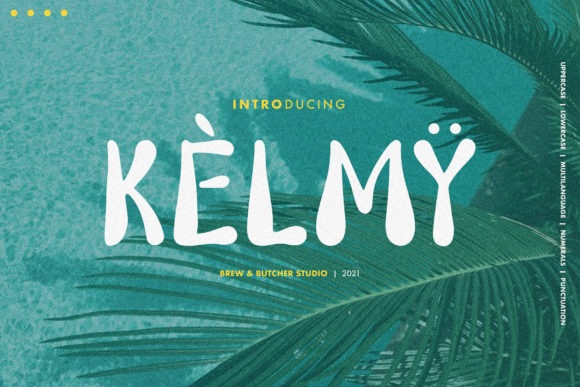 Kelmy: A Rounded Display Font for Modern Branding