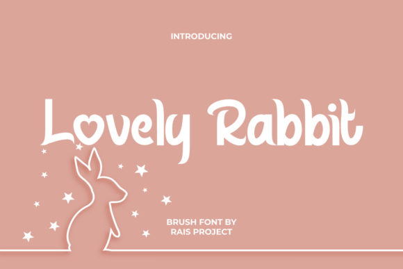 Lovely Rabbit: A Playful Display Font for Campaigns