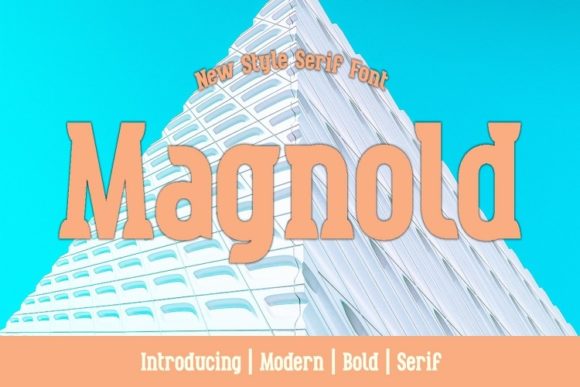 Magnold: A Bold Serif Font for Modern Brand Identity