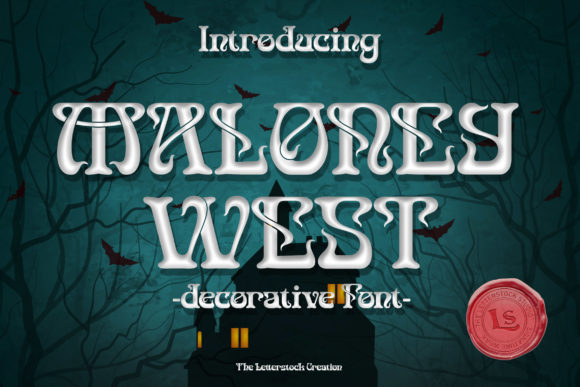 Maloney West: A Handcrafted Display Font for Editorial Design