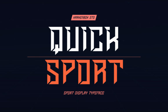 Quick Sport: The Modern Display Font for Campaigns