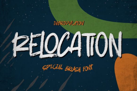 Relocation Font: A Bold Display Typeface for Web Design