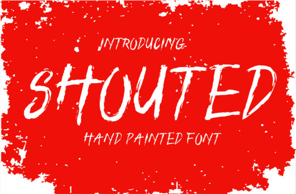 Shouted: A Bold Display Font for Editorial Impact