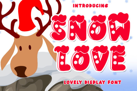 Snow Love: A Playful Display Font for Branding