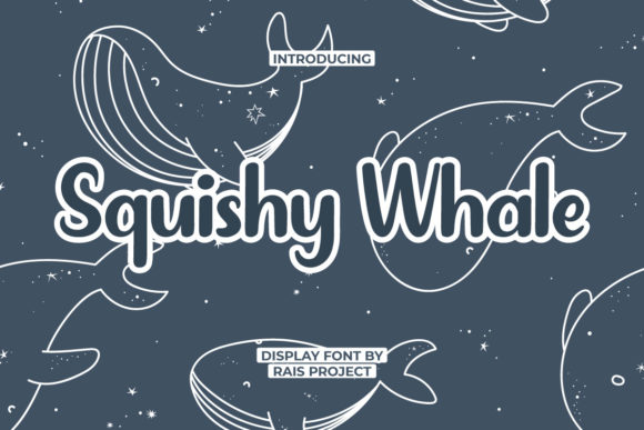 Squishy Whale: A Playful Display Font for Web Design