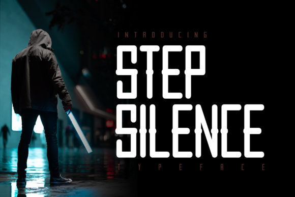 Step Silence: A Bold Display Font for Editorial Impact