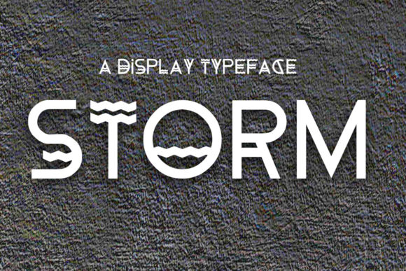 Storm: A Bold Display Typeface for Impactful Branding