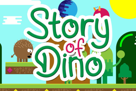 Story of Dino: A Quirky Display Font for Editorial Design