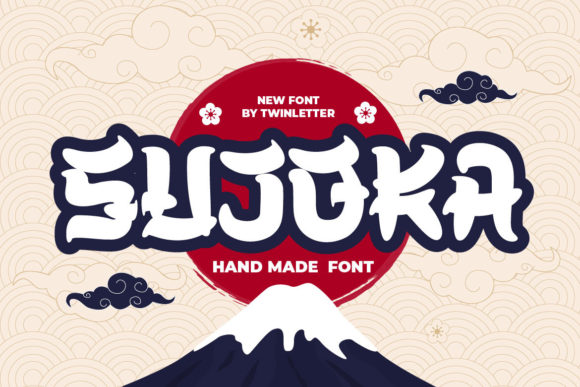 Sujoka: A Futuristic Display Font for Bold Campaigns