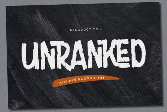Unranked: The Bold Display Font for Makers