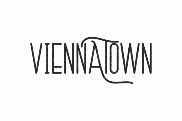 Vienna Town: A Vintage Display Font for Branding