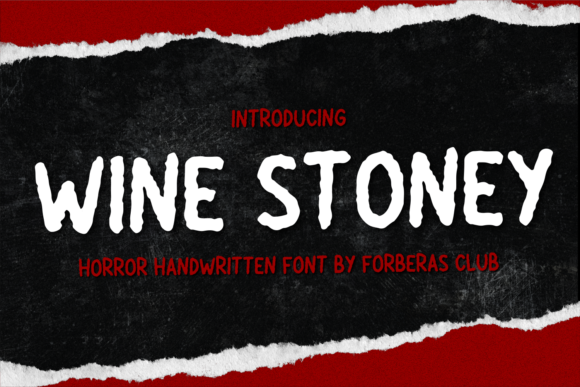 Wine Stoney: A Bold Display Font for Web Design