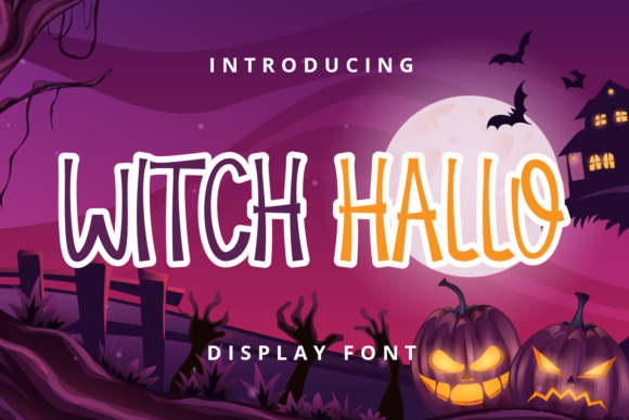 Witch Hallo: A Spooky Display Font for Web Design